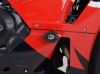 Aero padací chrániče, Honda CBR600RR ('13-), (nutná úprava kapotáže), bílé